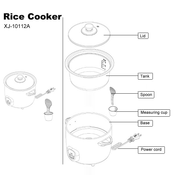 Rice cooker XJ-10112